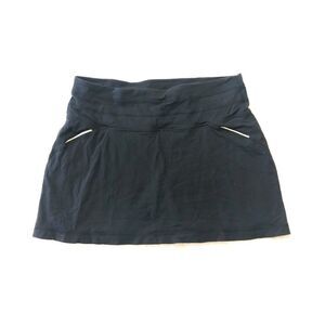 ATHLETA RELAY BLACK REFLECTIVE RUNNING SKORTS Smll‎